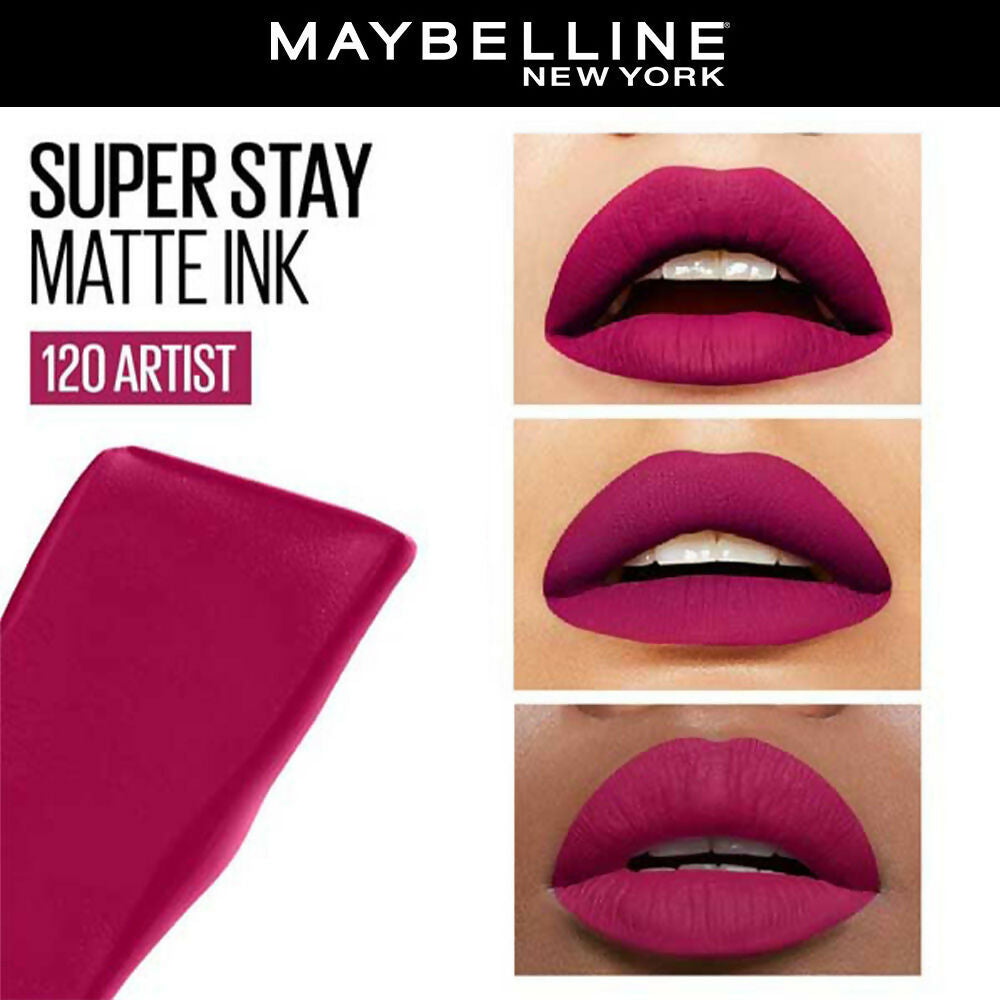 Image 3 of Maybelline New York Super Stay Matte Ink Liquid Lipstick - 120 Artist