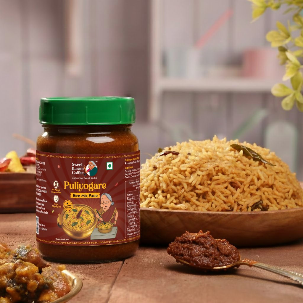 Image 2 of Sweet Karam Coffee Puliyogare Paste (Pulikachal)