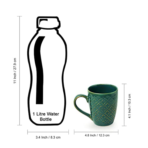 Image 7 of ExclusiveLane Ceramic Coffee Mugs Set of 6 300 ML