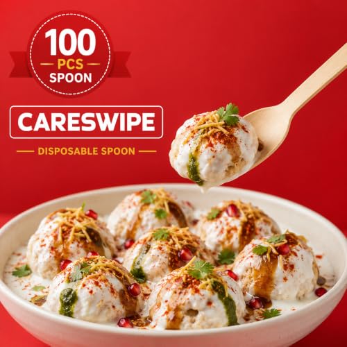 Image 7 of Careswipe Disposable Wooden Spoons 160 mm 100 Pack