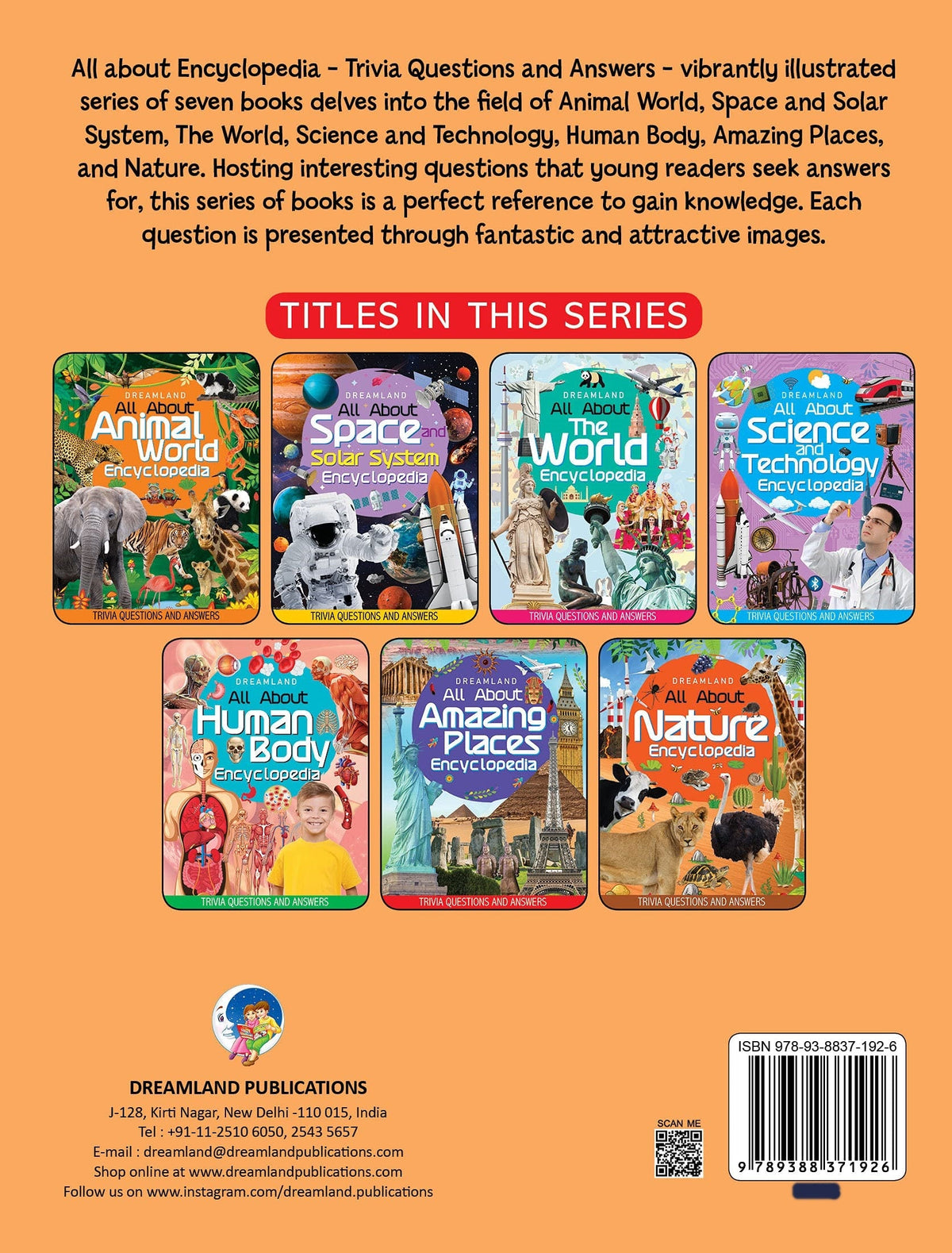 Image 2 of Dreamland Nature Encyclopedia for Children Age 5 - 15 Years- All About Trivia Questions and Answers