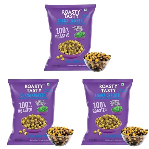 Image 1 of Default Title for the product Roasty Tasty Chana Cracker Pudina Chutney 200g Pack of 6