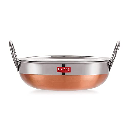 Image 9 of HAZEL Stainless Steel Kadai with Copper Bottom