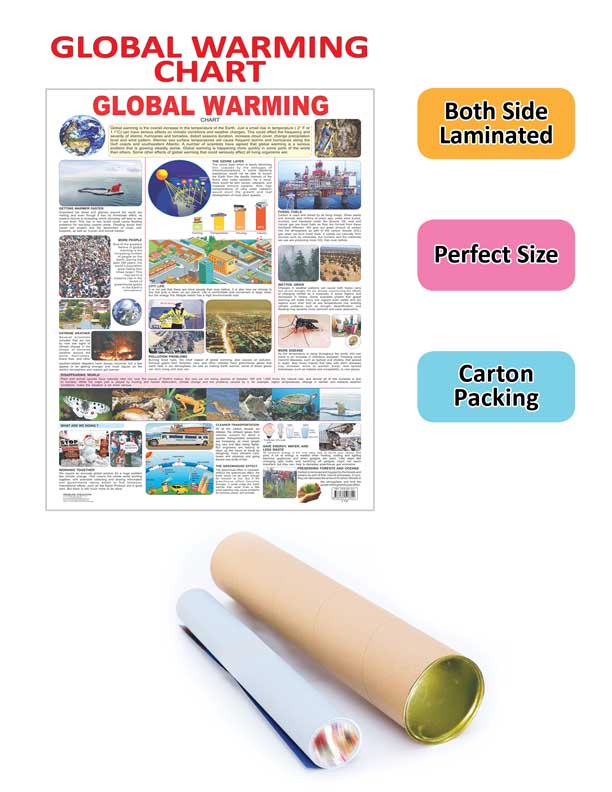 Image 2 of Dreamland Publications Educational Chart for Kids - Global Warming