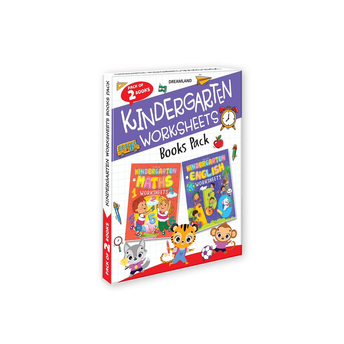 Image 2 of Dreamland Kindergarten Worksheets (A Set of 2 Books)