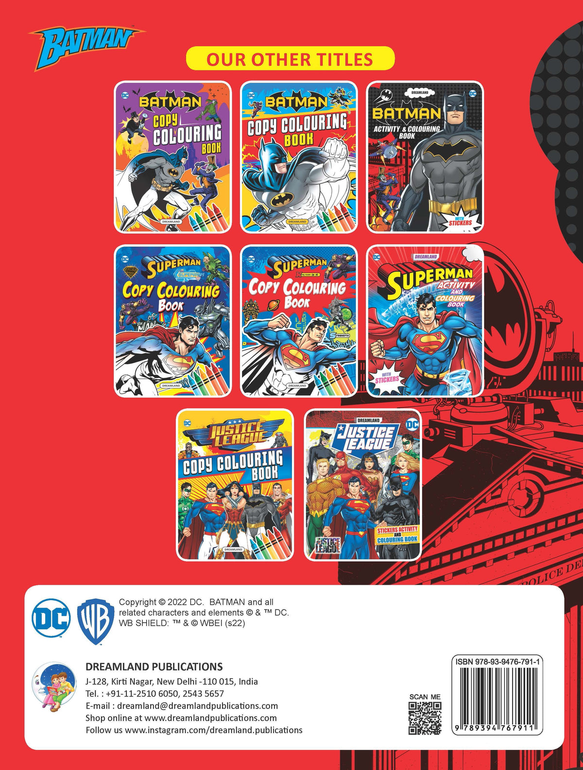 Image 2 of Dreamland Batman Activity and Colouring Book