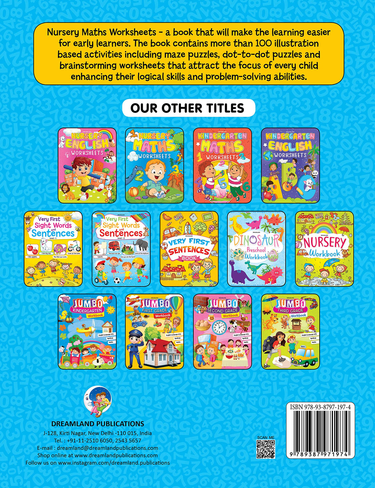 Image 2 of Dreamland Nursery Maths Worksheets