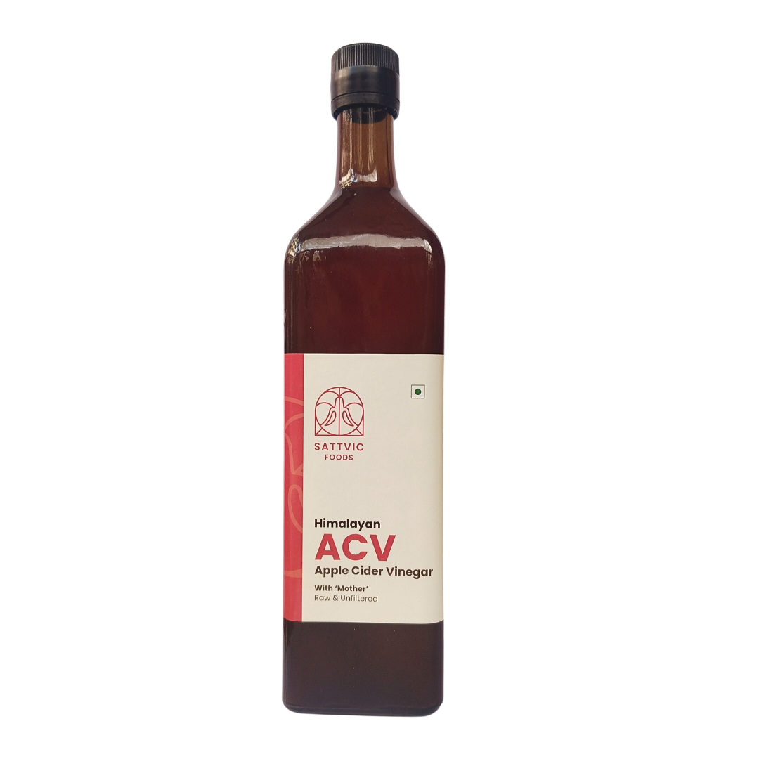 Image 9 of 1 L for the product Sattvic Foods Apple Cider Vinegar | Raw & Unfiltered | Mother Culture