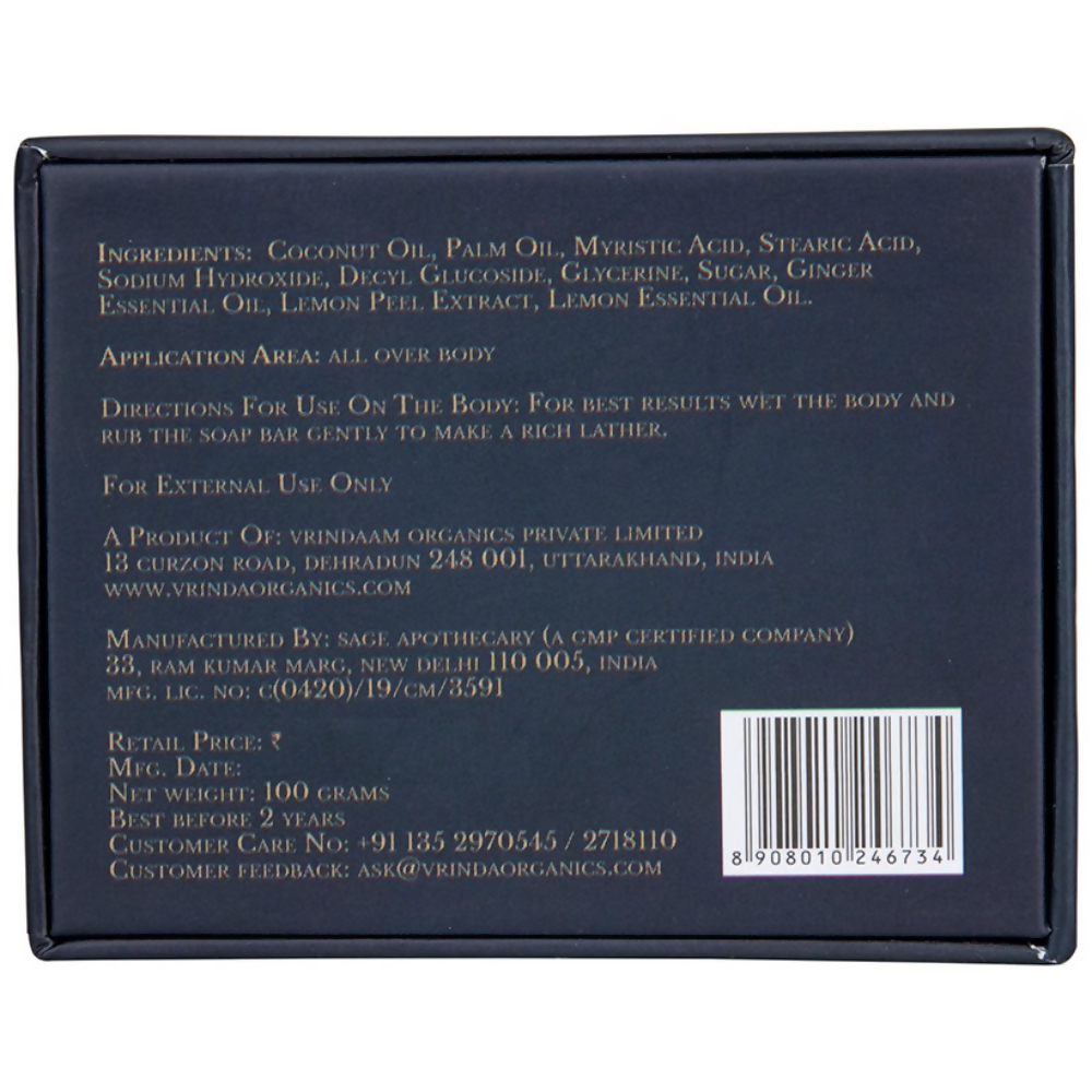 Image 3 of Vrinda Ginger & Lime Soap