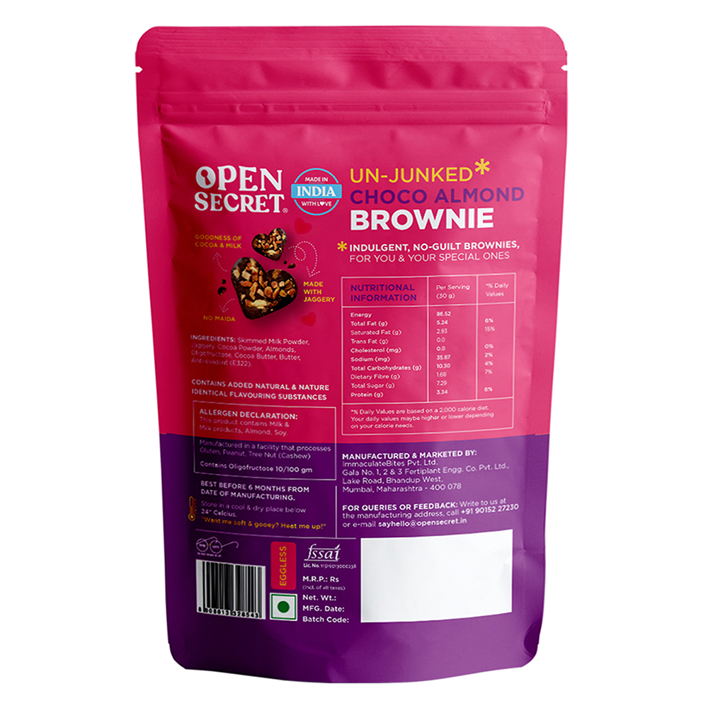 Image 6 of Open Secret Special Choco Almond Brownie-Pack of 4