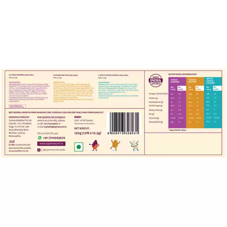Image 6 of Open Secret Assorted Gourmet Cookies (12 Pcs)