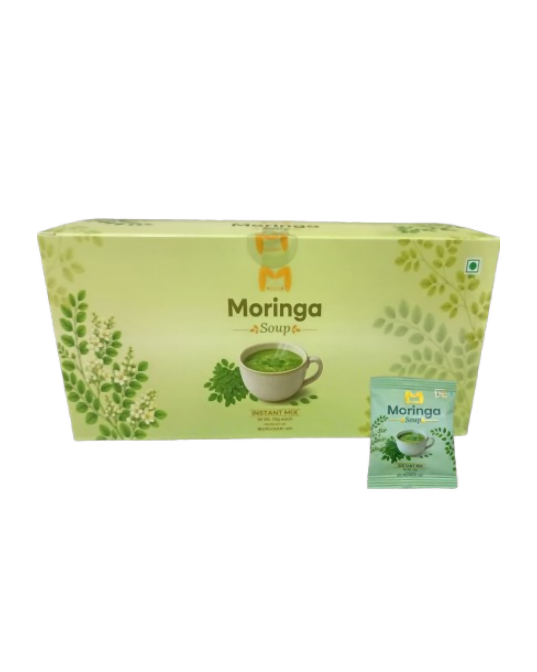 Image 1 of 10 gm / Pack of 20 for the product Murugan idli Moringa Soup Powder