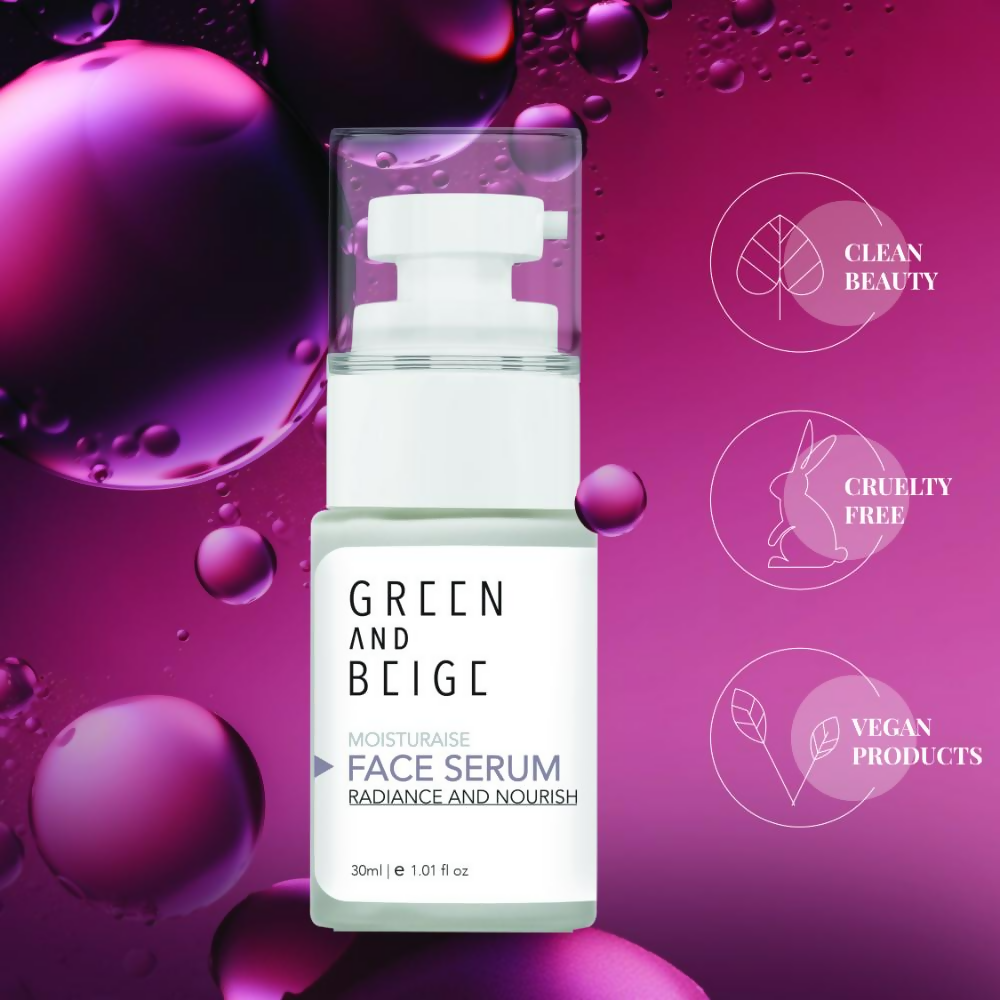 Image 5 of Green And Beige Moisturaise Face Serum Radiance And Nourish