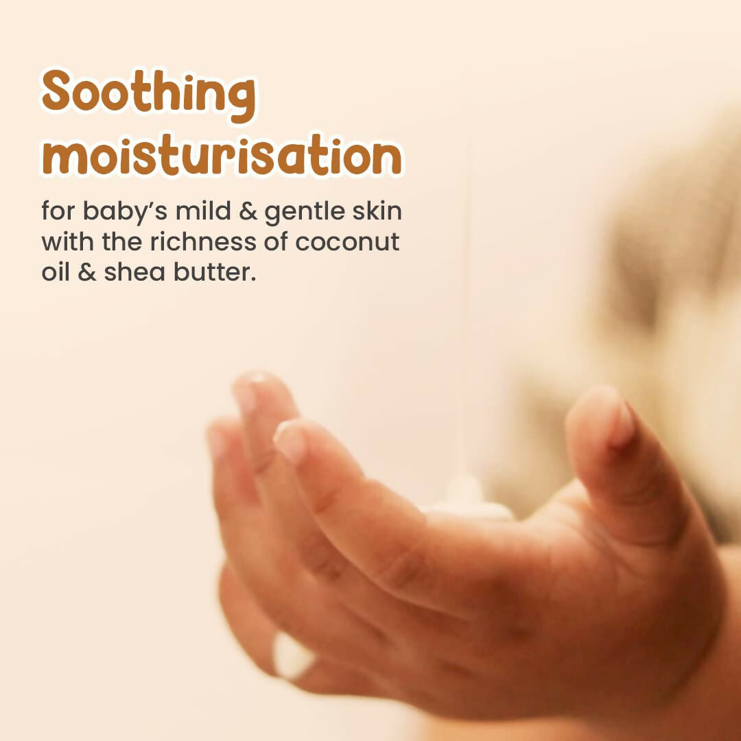 Image 5 of Mother Sparsh Milky Soft Baby Lotion With Milk Protein, Coconut Oil & Shea Butter For 24Hrs Moisturization