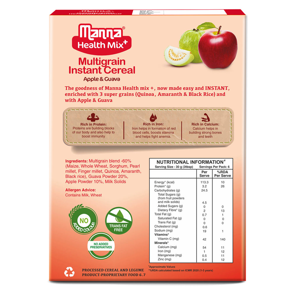 Image 3 of Manna Health Mix Multigrain Instant Cereal Apple and Guava