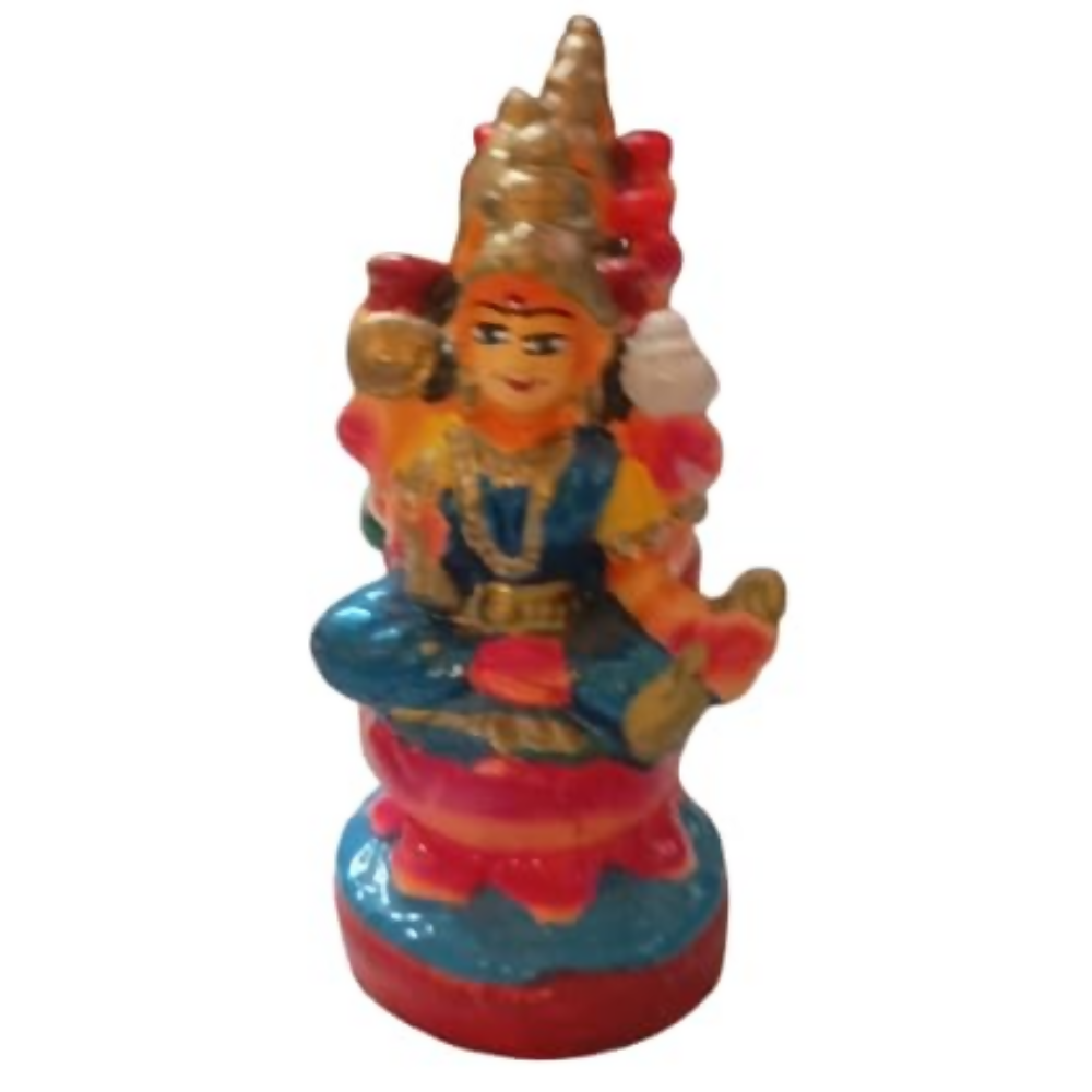 Image 5 of Handcrafted Clay Ashta Lakshmi Idol - 12 cm