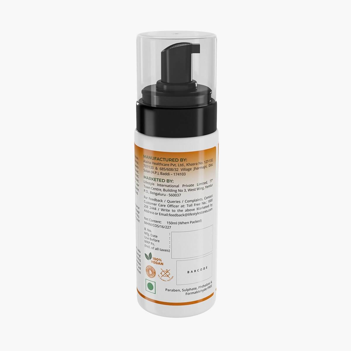 Image 2 of IKSU Orange and Chamomile Foaming Face Wash