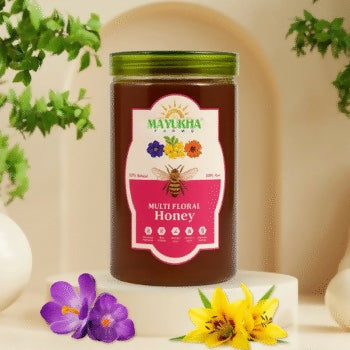 Image 1 of 500 gm for the product Mayukha Farms Multi Flora Honey