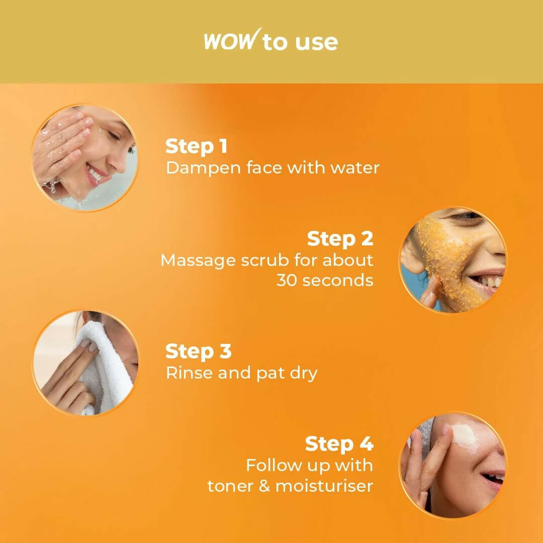 Image 5 of WOW Skin Science Ubtan + Hyaluronic Acid Detan Face Scrub For Gently Exfoliates, Removes Impurities, Hydrates Skin