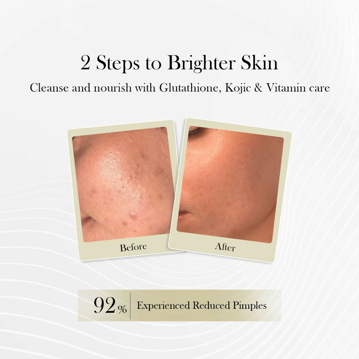 Image 9 of CareVeda Glutathione Skin Care Set of 2 | Face Wash & Peel-Off Mask for Bright, Even-Toned Skin | Anti-Pigmentation & Glow Boost | For Men & Women