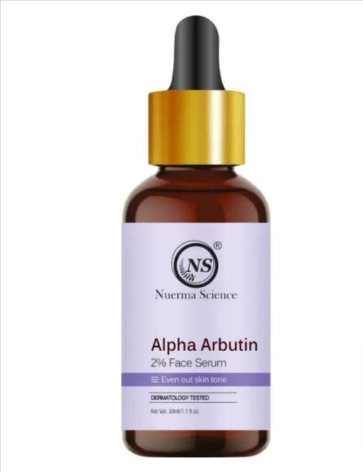 Image 1 of 15 ml for the product Nuerma Science 2% Alpha Arbutin Face Serum | Brighten, Fade, Even Skin Tone