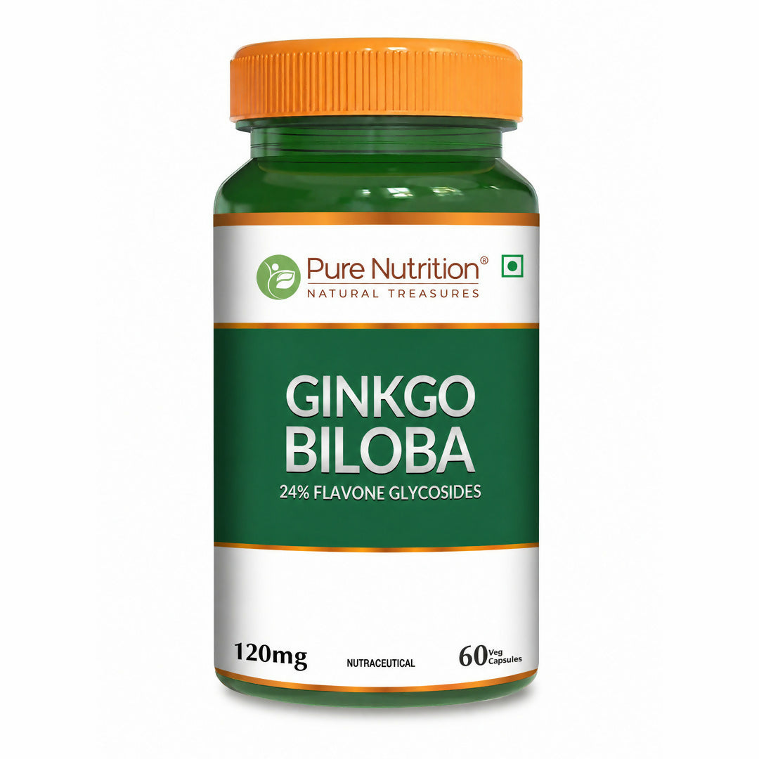 Image 1 of 60 caps for the product Pure Nutrition Gingko Biloba Capsules