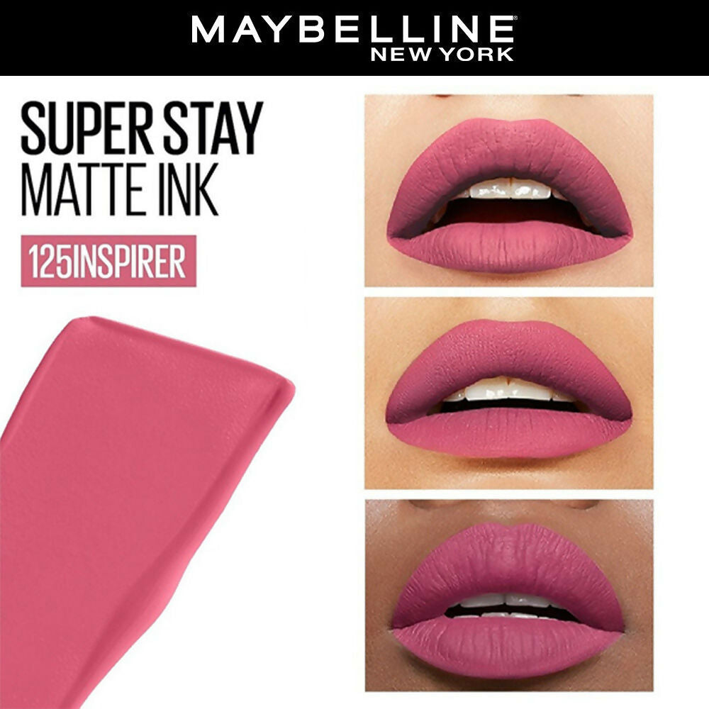 Image 3 of Maybelline New York Super Stay Matte Ink Liquid Lipstick - 125 Inspirer