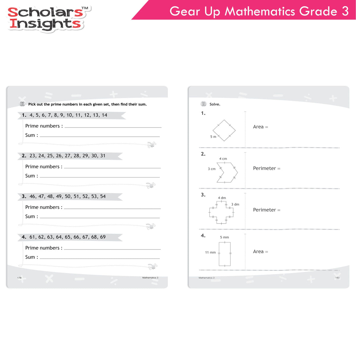 Image 10 of Scholars Insights Gear Up Maths Grade 3