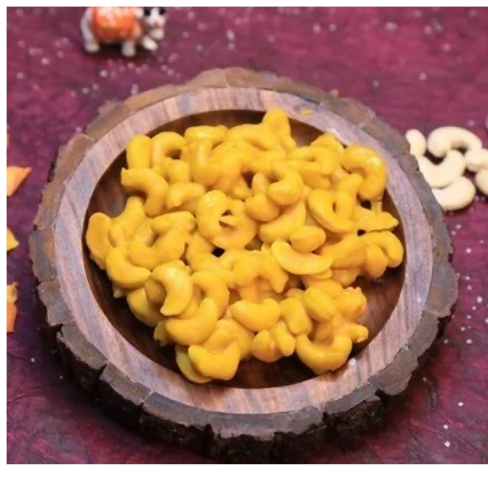Image 1 of 500 gm for the product Tenali Ruchulu Kaju Pakam(Jaggery Cashew Pakam)