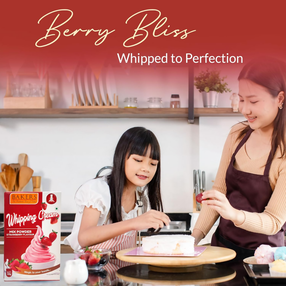 Image 4 of BAKERS Whipping Cream Powder Mix - Strawberry