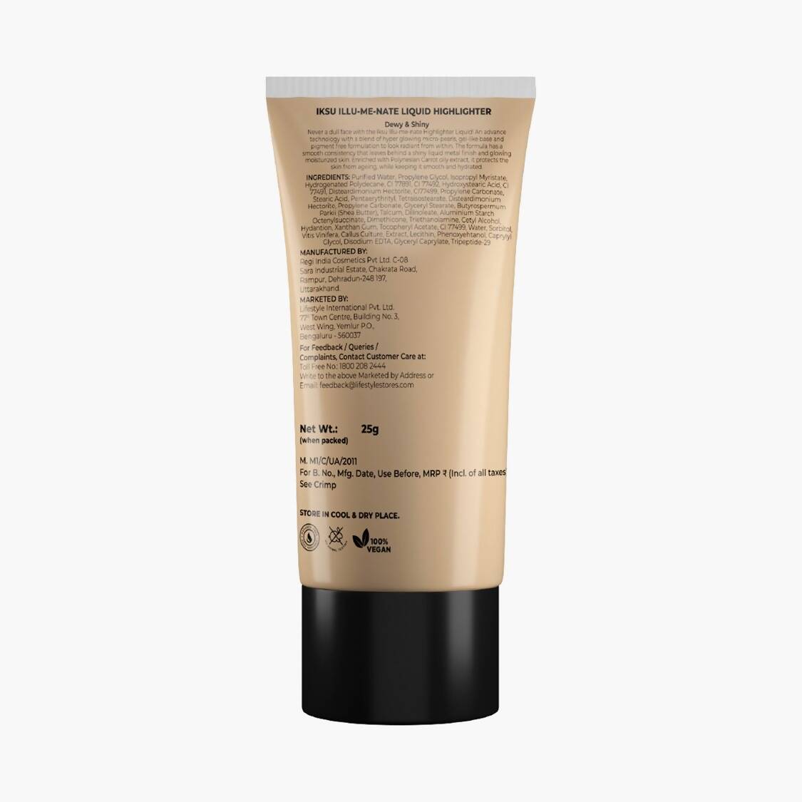Image 2 of IKSU Illu-Me-Nate Liquid Highlighter - Nude