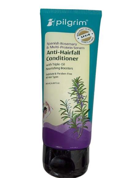 Image 11 of 180 ml / Pack of 1 for the product Pilgrim Spanish Rosemary & Biotin Anti Hairfall Conditioner For Reducing Hair Loss & Breakage