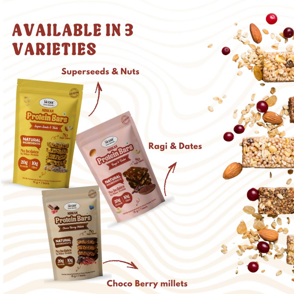 Image 7 of NIHKAN Superseeds & Nuts Protein Mini Bars