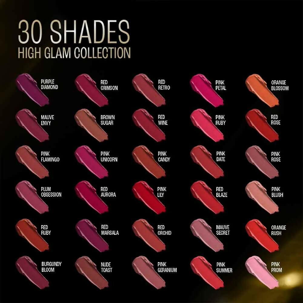 Image 9 of Lakme Forever Matte Lipstick, Made With French Rose Oil Extracts - Pink Geranium