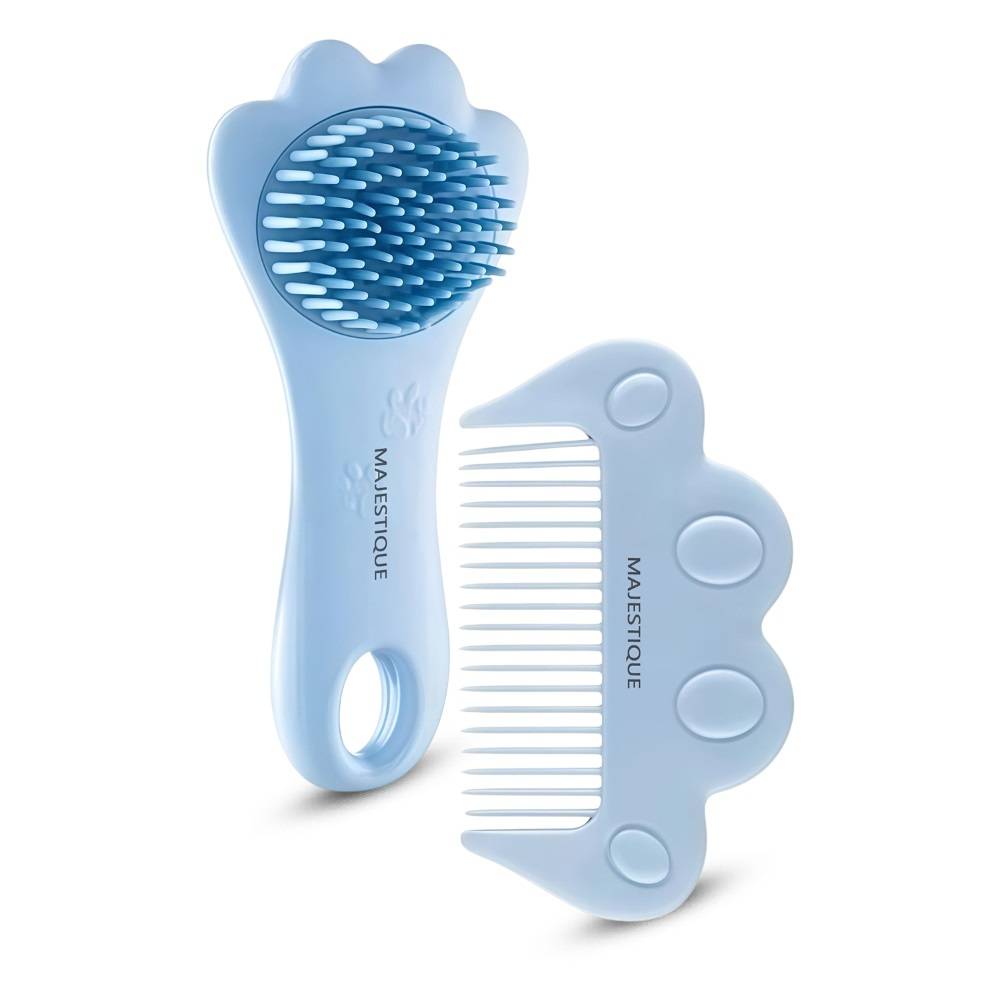 Image 8 of Majestique Premium Baby Hair Brush & Comb Set