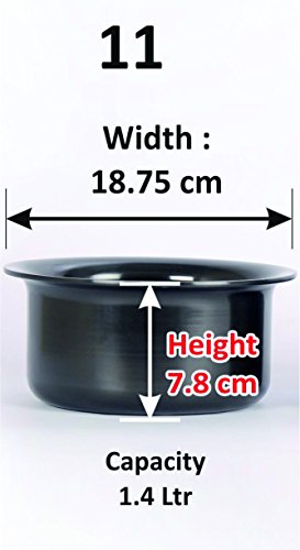 Image 3 of Sumeet 3Mm Aluminium Tope - 11 Inches (1.4 Liters)