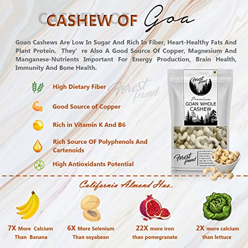 Image 9 of Forest Found Whole Goan Cashew Nuts W320 Grade