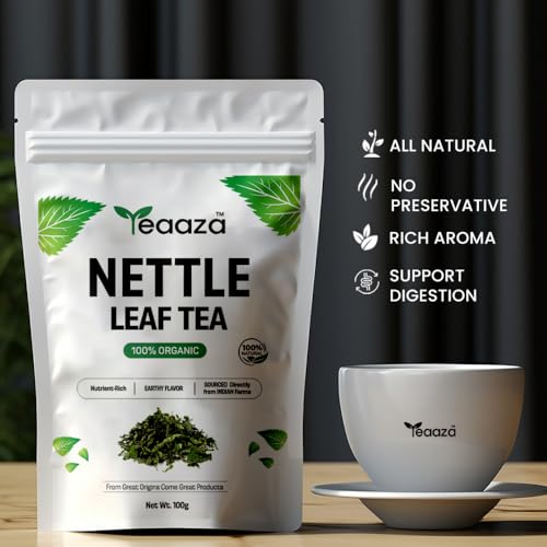 Image 7 of Teaaza Organic Nettle Leaf Tea - 100 Grams, 50+ Cups