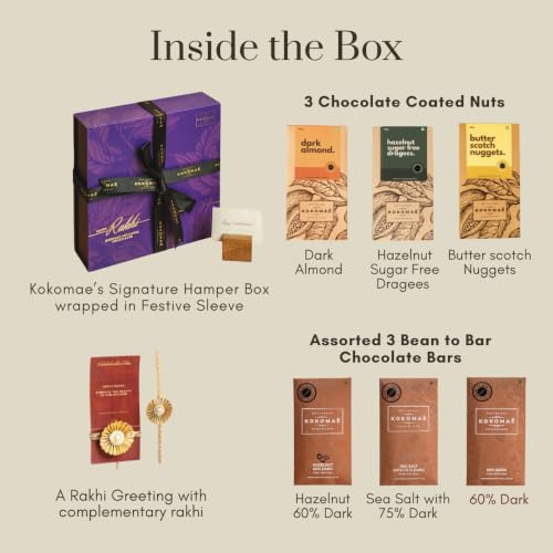 Image 4 of KOKOMAE Rakhi Chocolate Gift Hamper