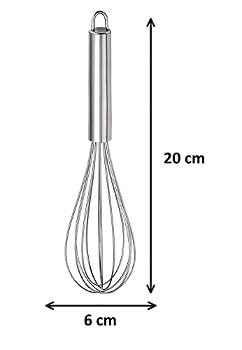 Image 7 of Hand Blanders Clazkit Stainless Steel 11" Hand Whisk for Coffee,Stirring Kitchen Tool
