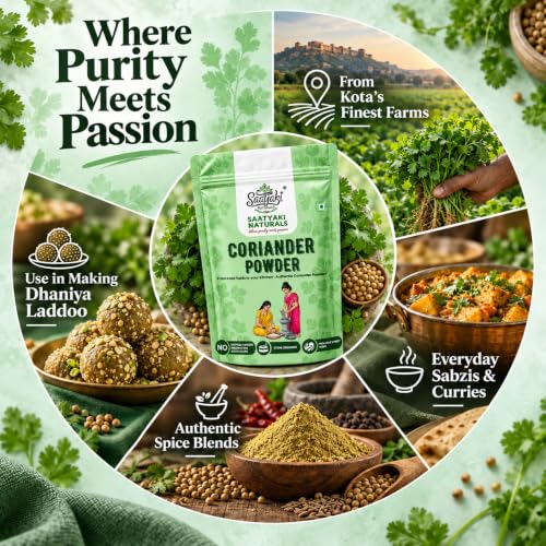 Image 10 of SAATYAKI NATURALS Organic Coriander Powder