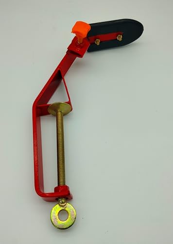 Image 7 of Spicado Traders Coconut Scraper/Grater/Chirava Steel with Stainless Steel Blade - 1 Piece (Powder Coated - Red)