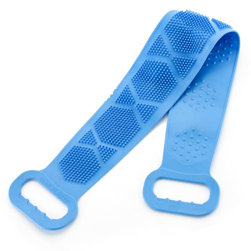 Image 7 of Fabskin Back Scrubber Belt Cleaning Exfoliating Bath Brush