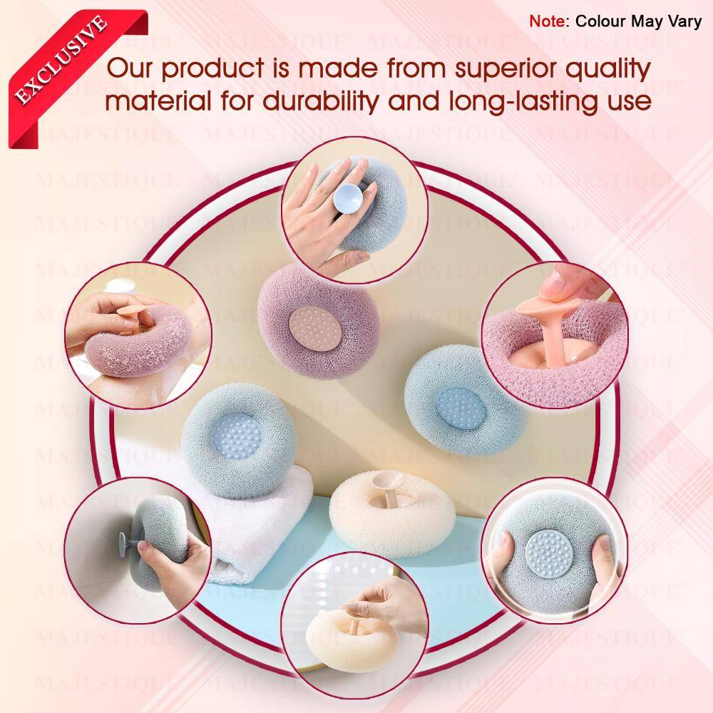 Image 6 of Majestique Ball Loofah With Suction Handle