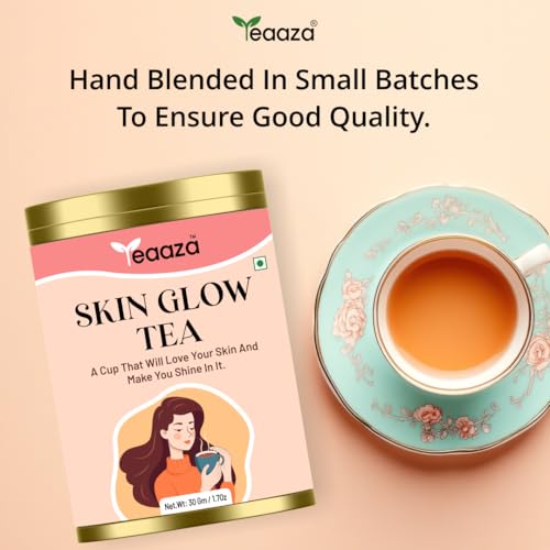 Image 6 of Teaaza Skin Glow Herbal Tea For Glowing Skin & Whitening, 30Gm