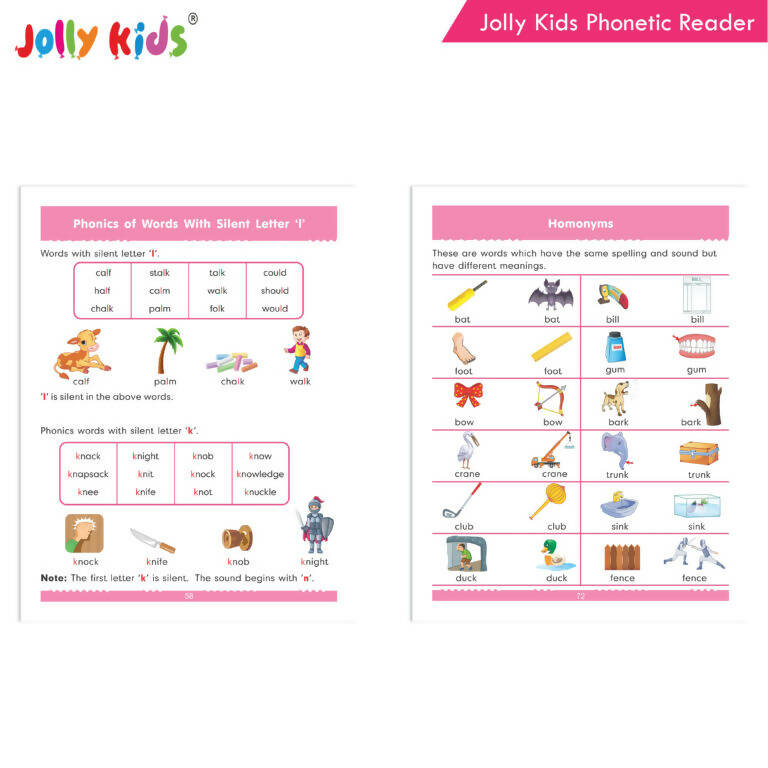 Image 3 of Jolly Kids Phonetic Reader From Sound to Words| Long & Short Vowel Sound| Consonant Blends| Pre-Primary Phonic Book for Kids| Ages 3-8 Years