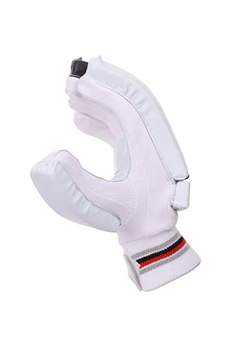 Image 7 of SG Polyvinyl Chloride Blaze LITE Cricket Batting Gloves S.Junior RH, White