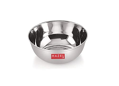 Image 7 of HAZEL Stainless Steel Modern Bowl - Set of 6, Silver