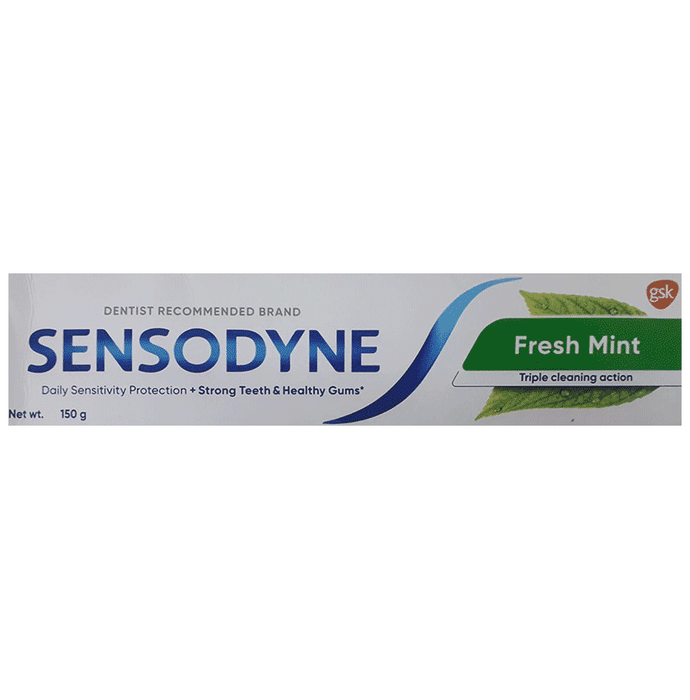 Sensodyne Fresh Mint Sensitive Toothpaste For Strong Teeth & Healthy Gums