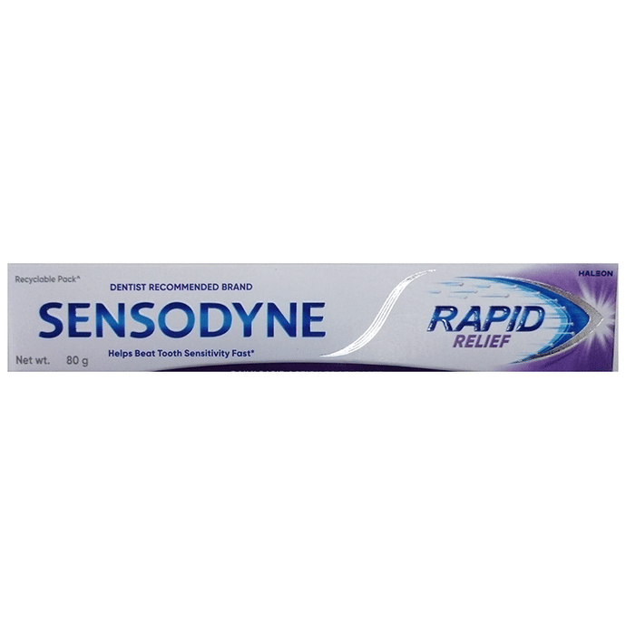 Sensodyne Rapid Relief Sensitive for Healthy Gums & Strong Teeth, Daily Protection Toothpaste